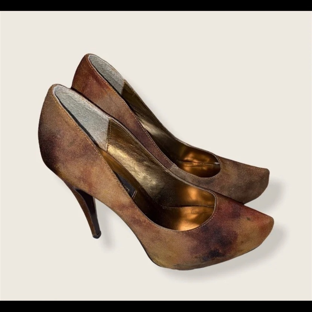 Steve Madden Luxe style 5” stiletto pump heels closed toe tortoise color size 7